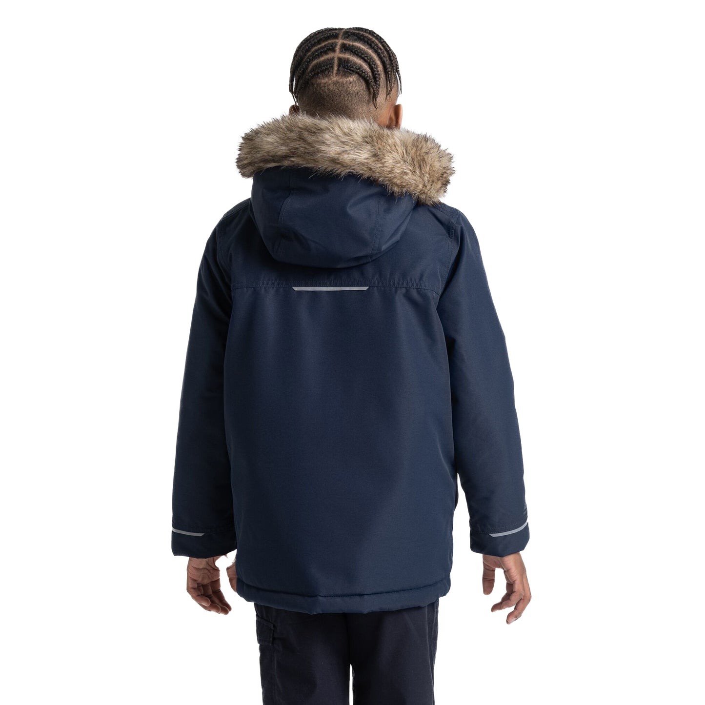 Blue Navy - Back - Craghoppers Childrens-Kids Corrib Breathable Waterproof Jacket
