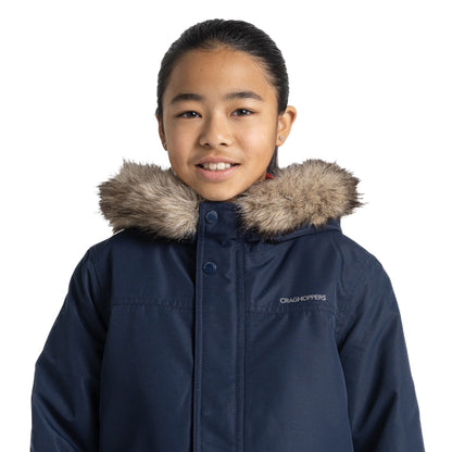 Blue Navy - Lifestyle - Craghoppers Childrens-Kids Corrib Breathable Waterproof Jacket