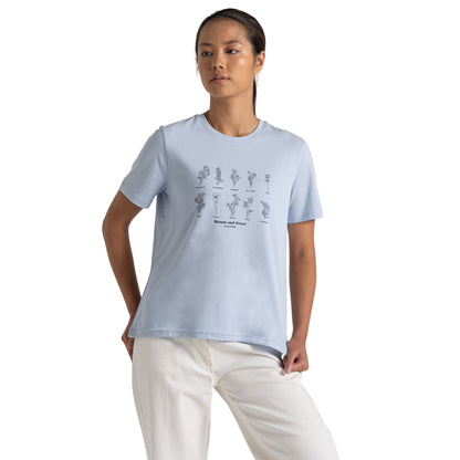 Autumn Mist - Lifestyle - Craghoppers Womens-Ladies Malibo Bloom T-Shirt