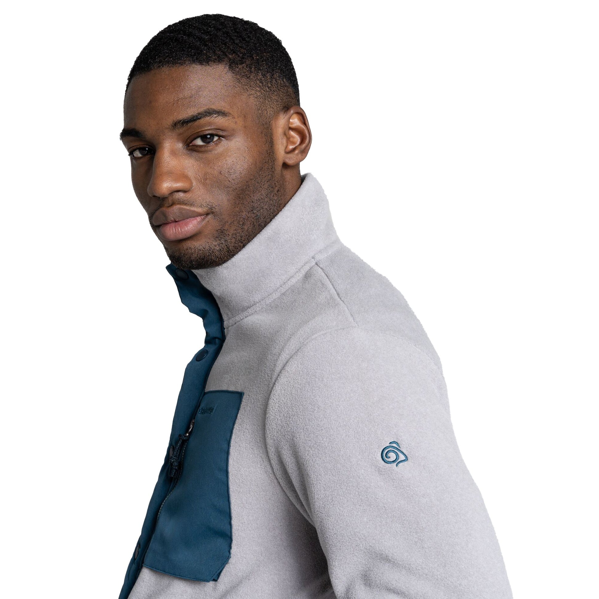 Soft Grey Marl - Lifestyle - Craghoppers Mens Argo Polartech Fleece Jacket