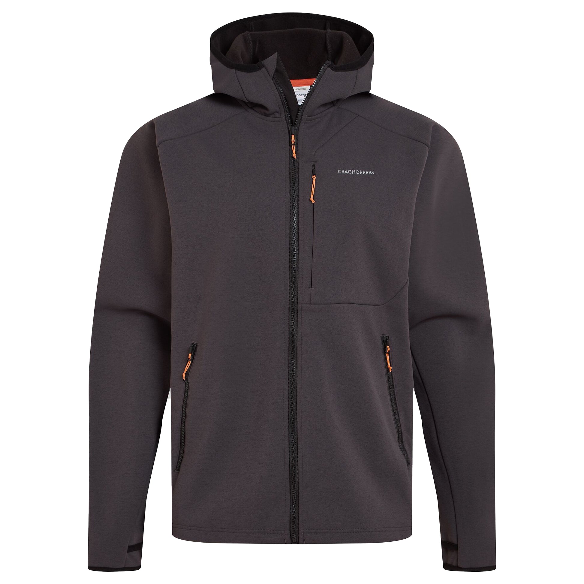 Dark Iron Marl - Front - Craghoppers Mens Dynamic Pro Hooded Padded Jacket