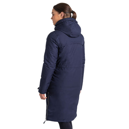 Blue Navy - Back - Craghoppers Womens-Ladies Neev Waterproof Jacket