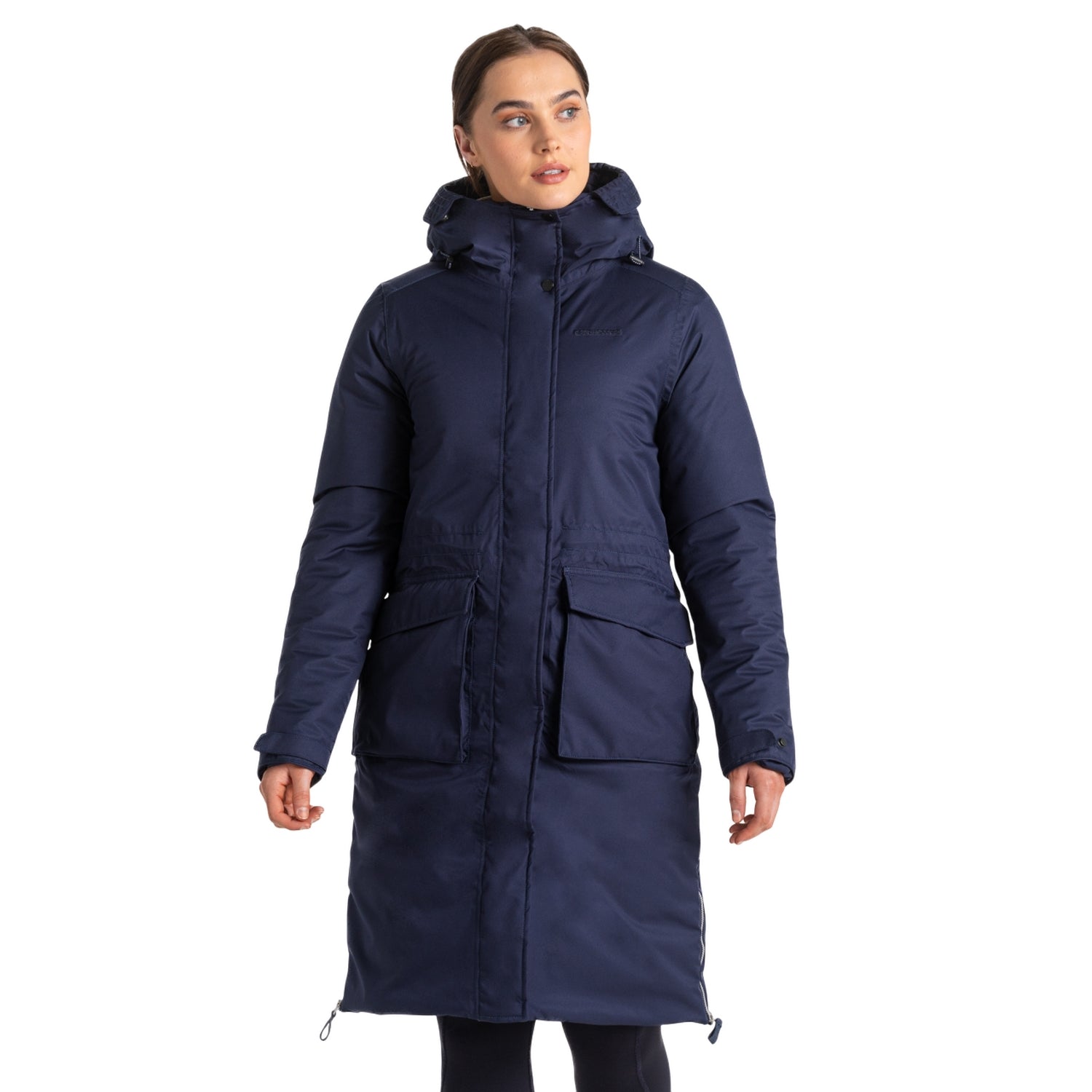 Blue Navy - Side - Craghoppers Womens-Ladies Neev Waterproof Jacket