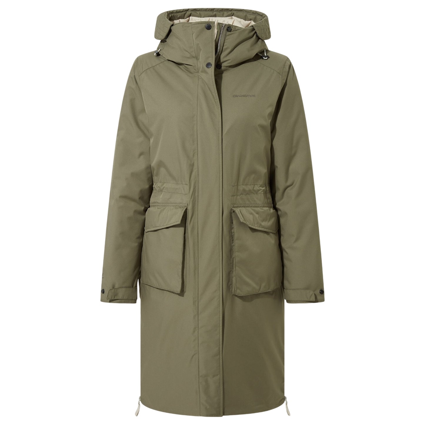 Wild Olive - Front - Craghoppers Womens-Ladies Neev Waterproof Jacket