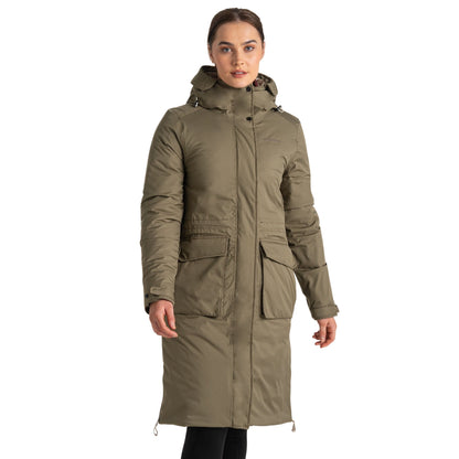 Wild Olive - Side - Craghoppers Womens-Ladies Neev Waterproof Jacket