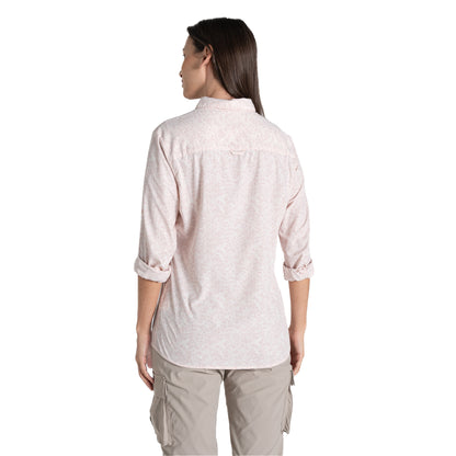 Hushed Violet - Back - Craghoppers Womens-Ladies Arona Nosilife Shirt