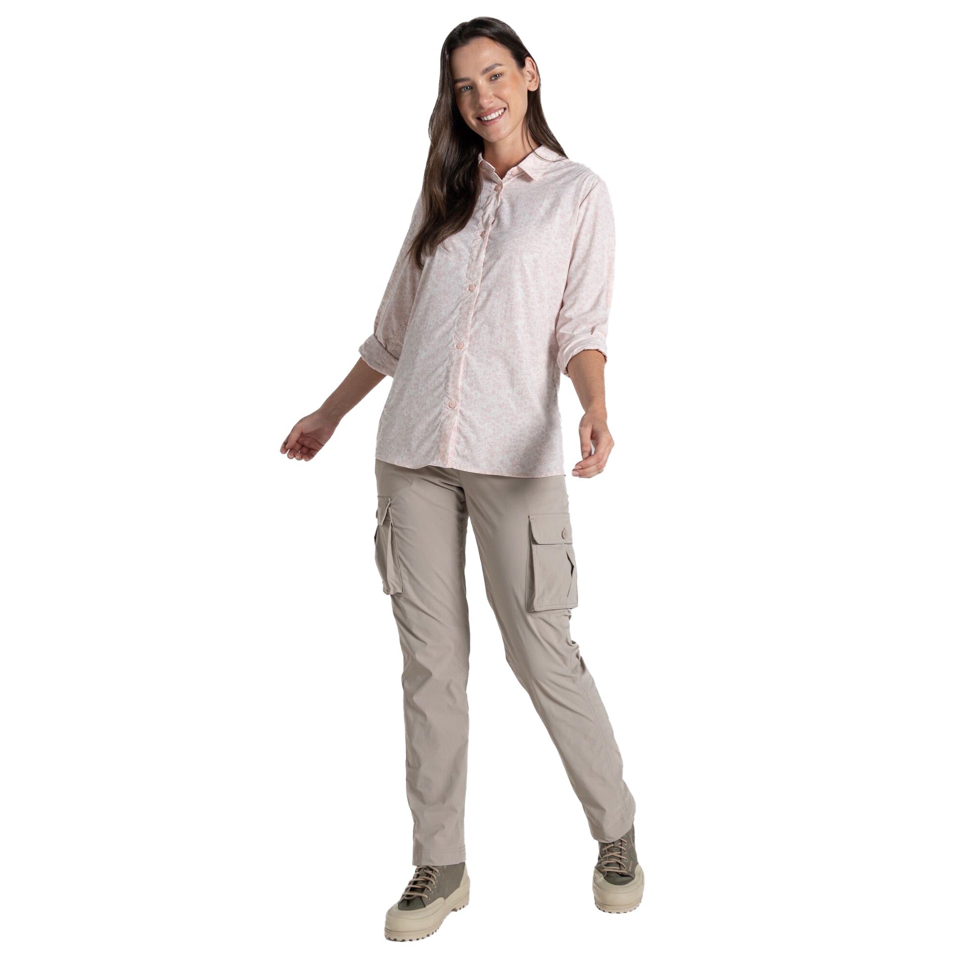 Hushed Violet - Lifestyle - Craghoppers Womens-Ladies Arona Nosilife Shirt