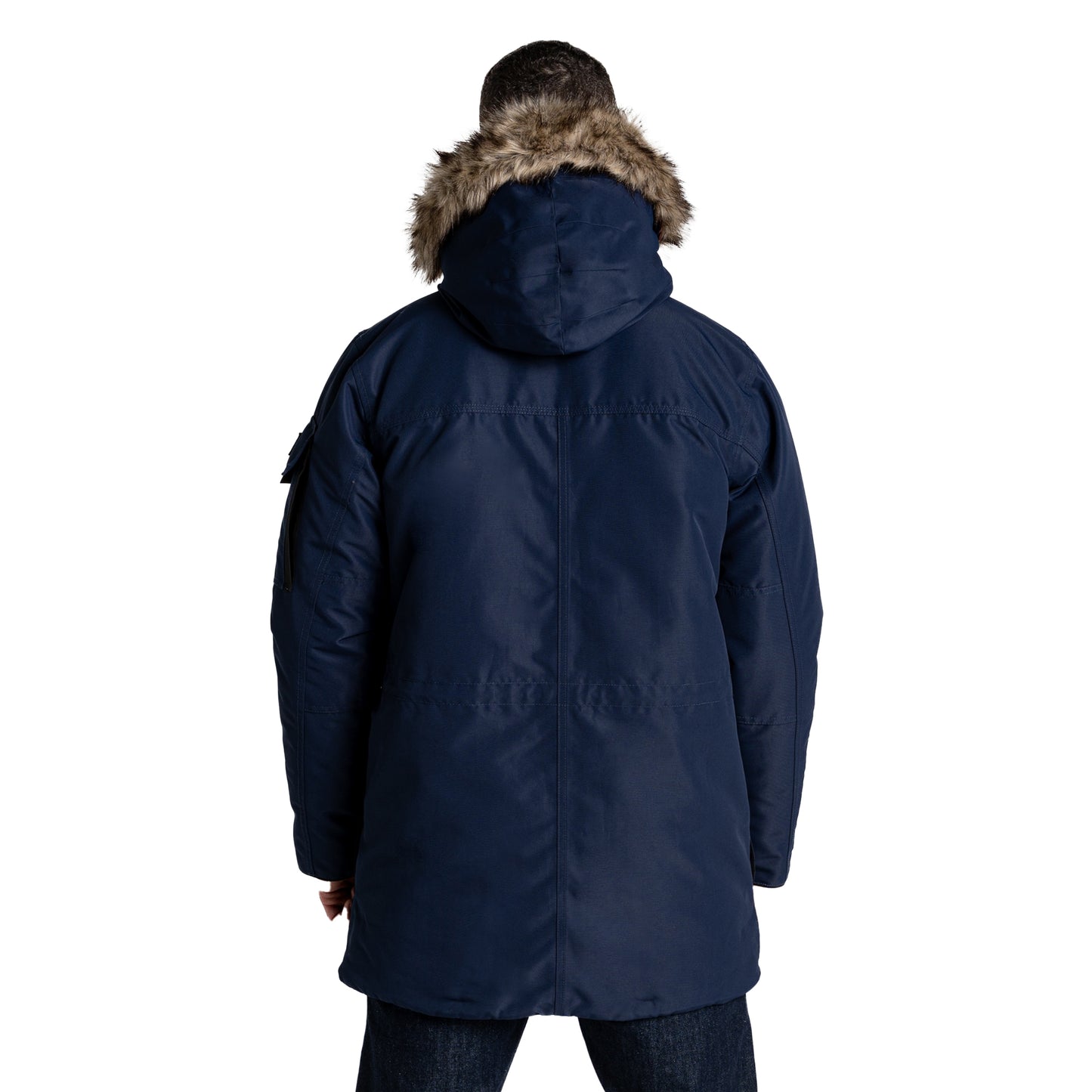 Blue Navy - Back - Craghoppers Mens Bishorn II Waterproof Jacket