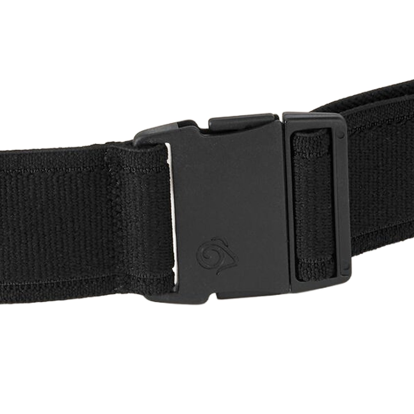 Black - Back - Craghoppers Mens Kiwi Plain Stretch Belt