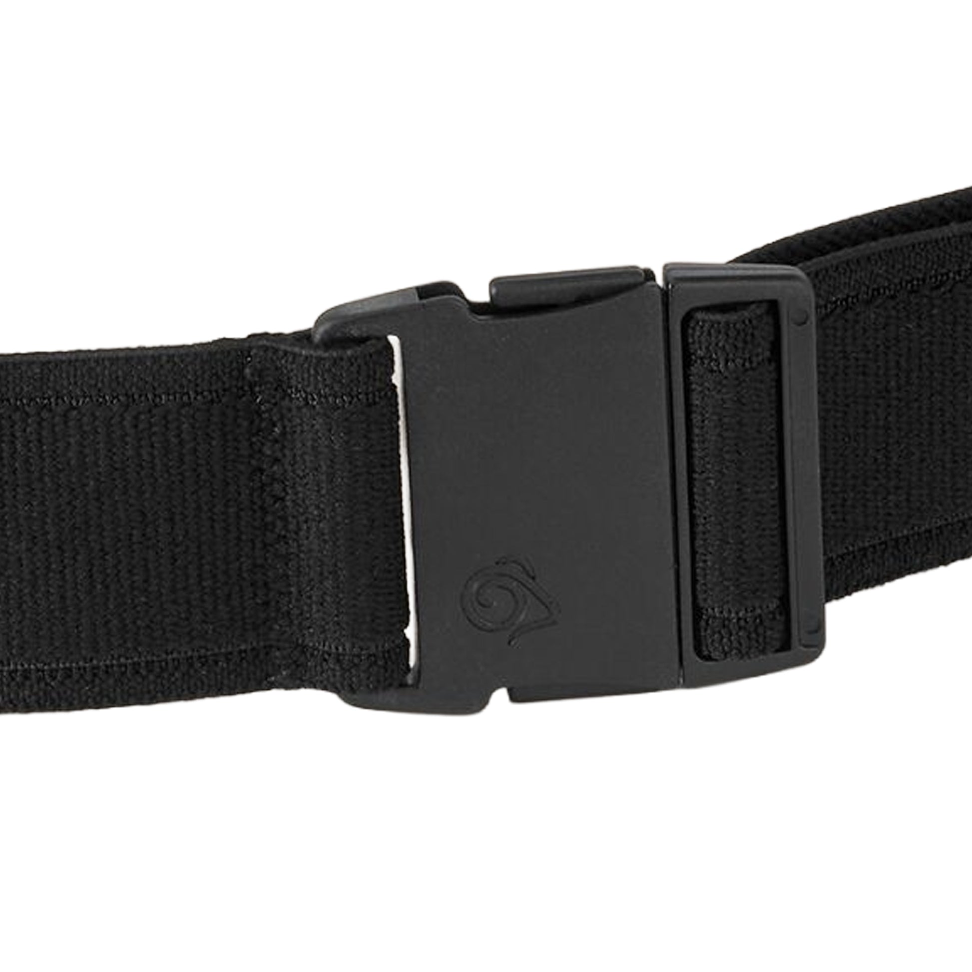 Black - Back - Craghoppers Mens Kiwi Plain Stretch Belt