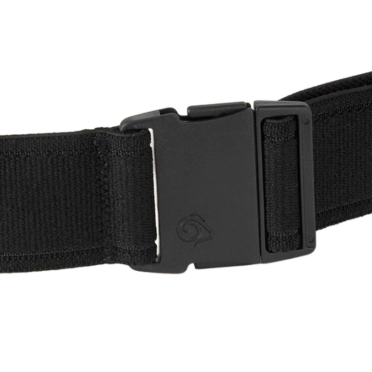 Black - Back - Craghoppers Mens Kiwi Plain Stretch Belt