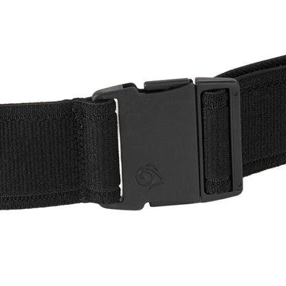 Black - Back - Craghoppers Mens Kiwi Plain Stretch Belt