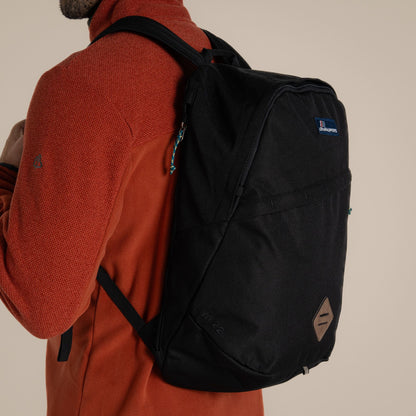 Black - Close up - Craghoppers Classic II 22L Backpack