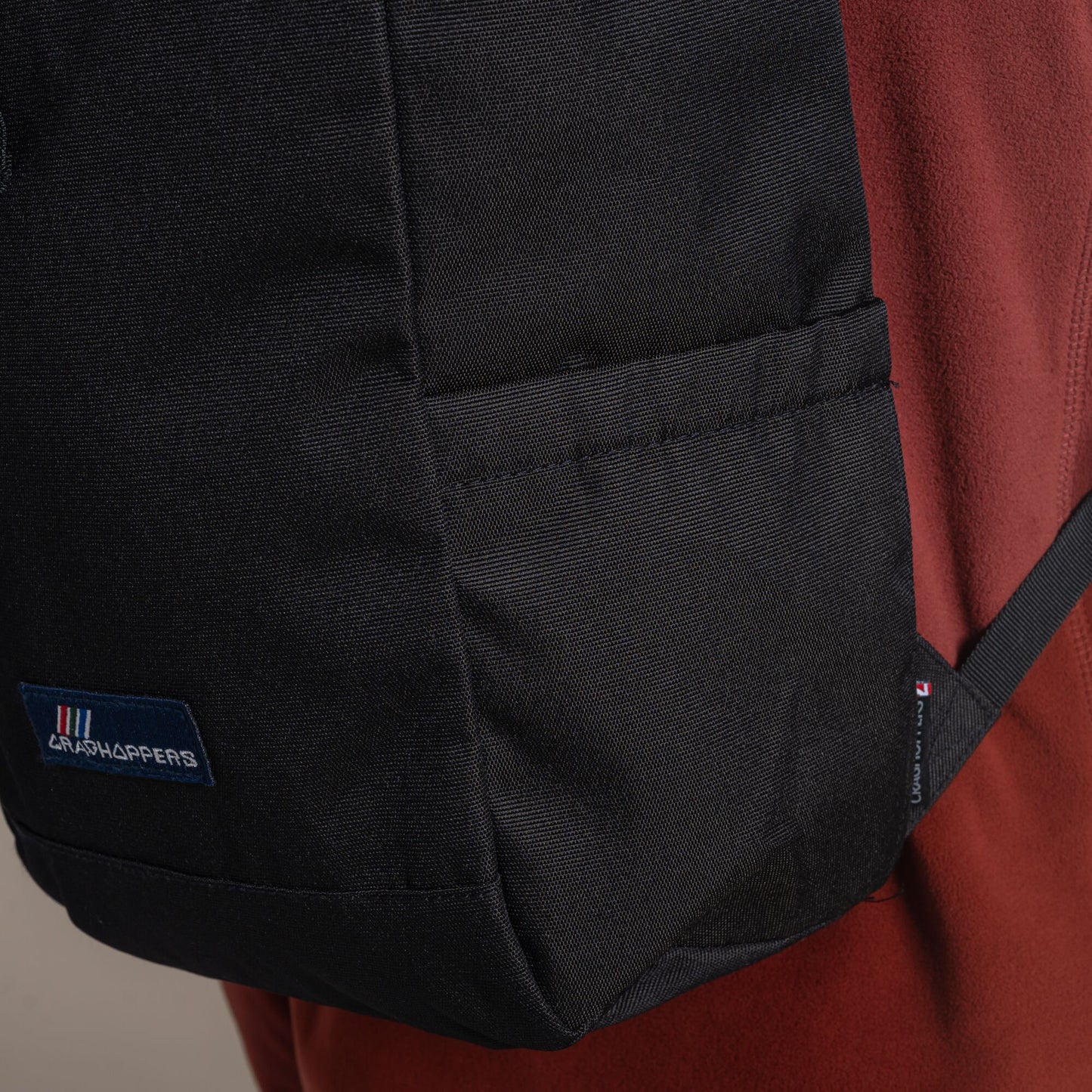 Black - Side - Craghoppers Classic Kiwi II Roll Top 20L Backpack