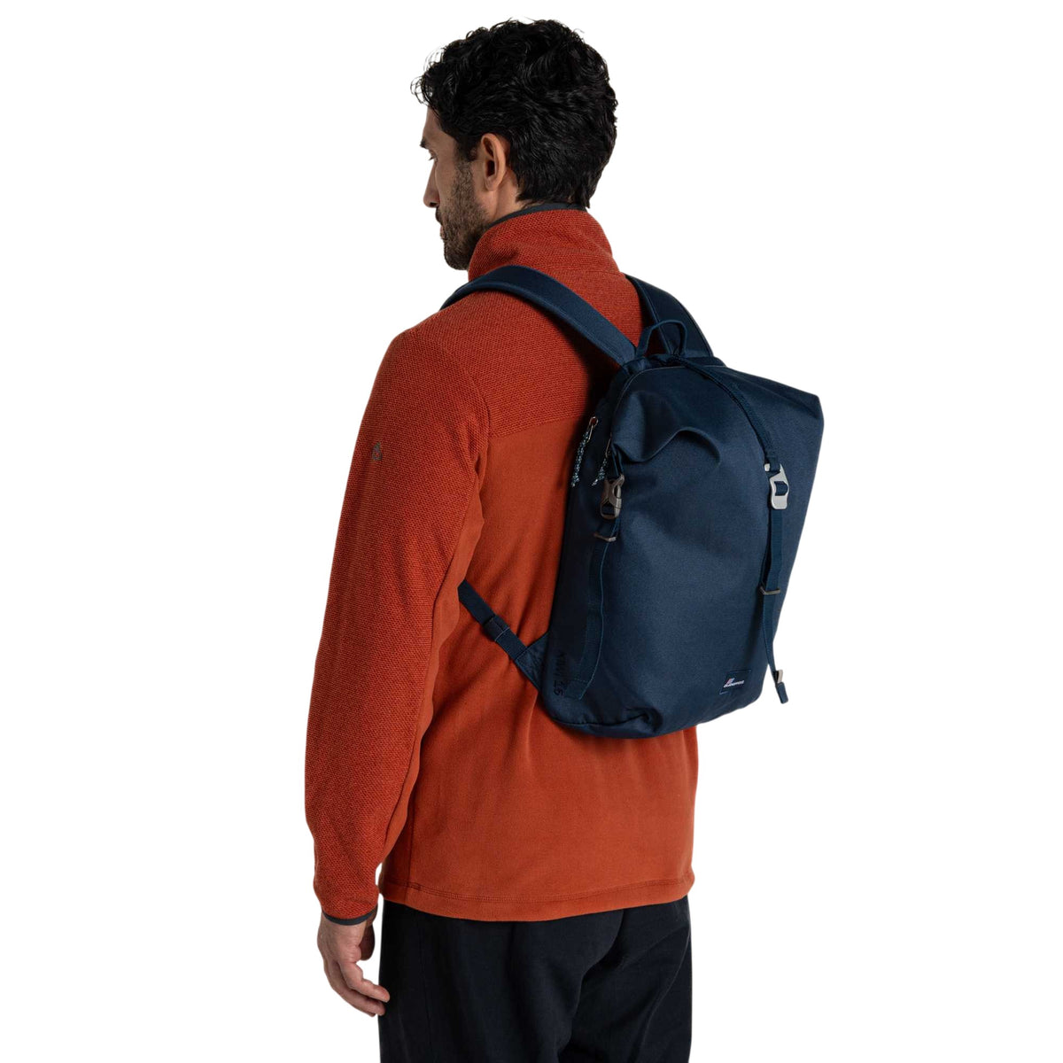 Blue Stone - Close up - Craghoppers Classic Kiwi II Roll Top 16L Backpack