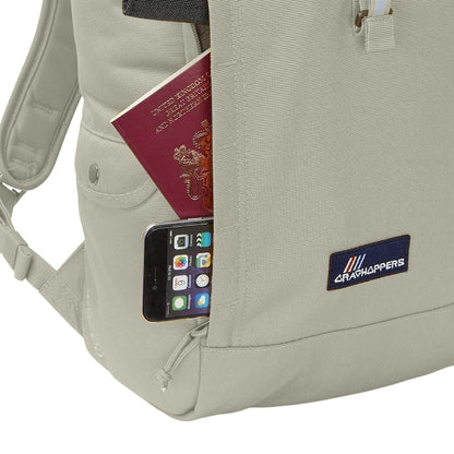 Vert - Back - Craghoppers Classic Kiwi II Roll Top 16L Backpack