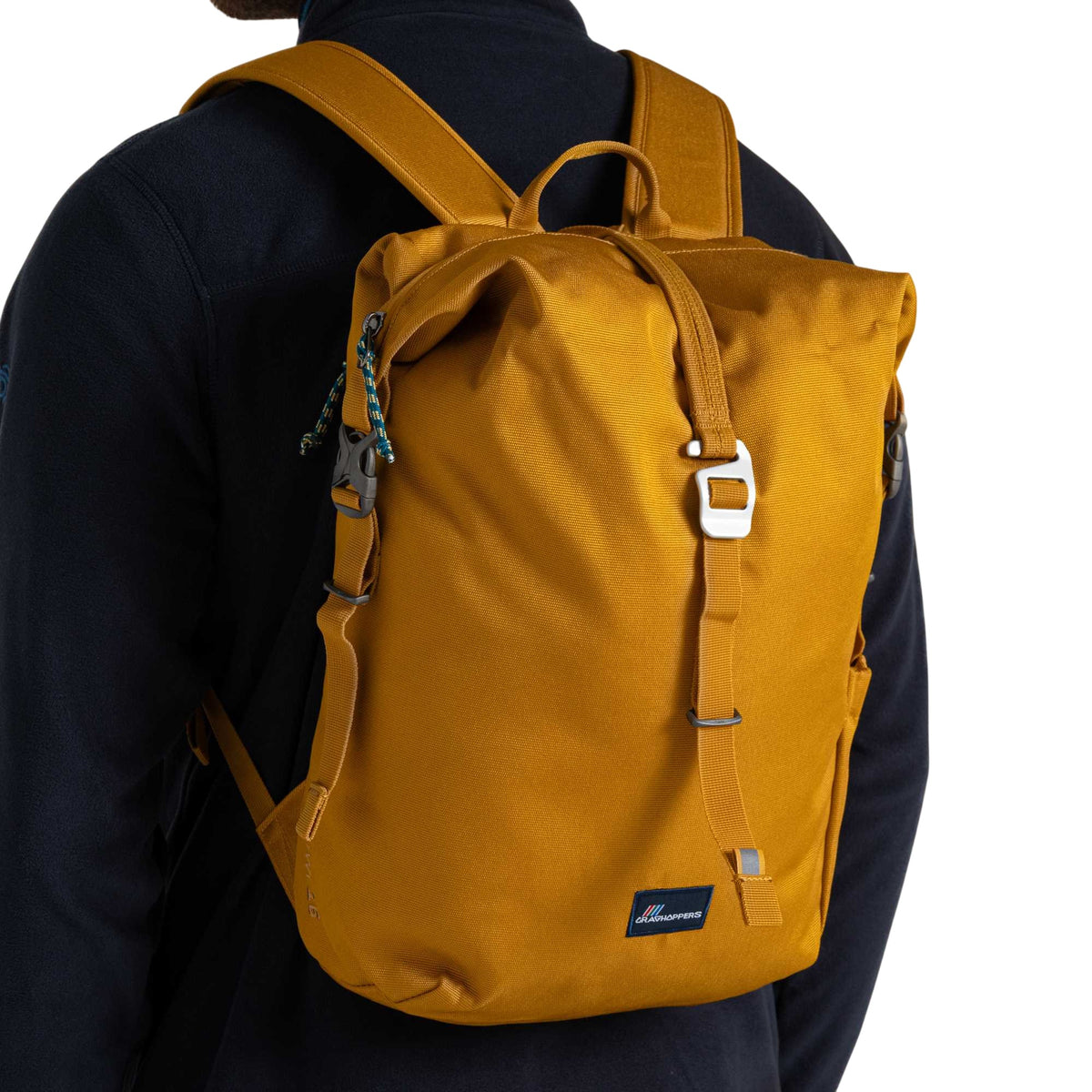 Dark Butterscotch - Side - Craghoppers Classic Kiwi II Roll Top 16L Backpack