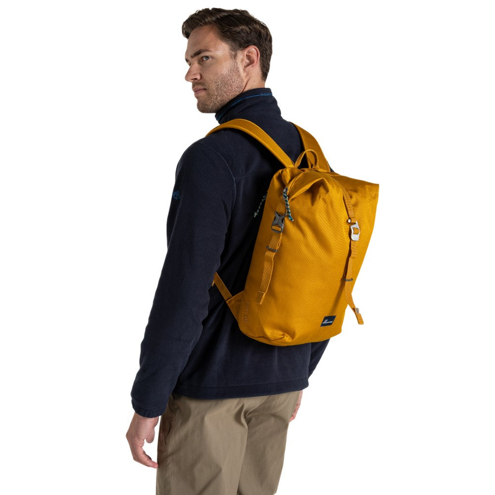 Dark Butterscotch - Side - Craghoppers Classic Kiwi II Roll Top 16L Backpack