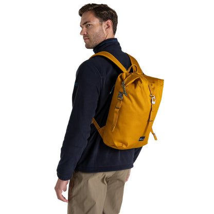 Dark Butterscotch - Side - Craghoppers Classic Kiwi II Roll Top 16L Backpack