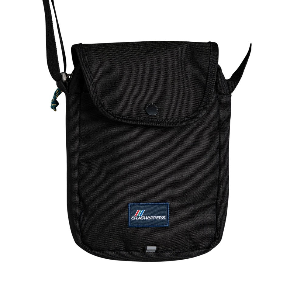 Black - Back - Craghoppers Kiwi Logo Crossbody Bag