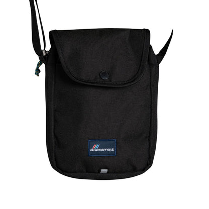 Black - Back - Craghoppers Kiwi Logo Crossbody Bag