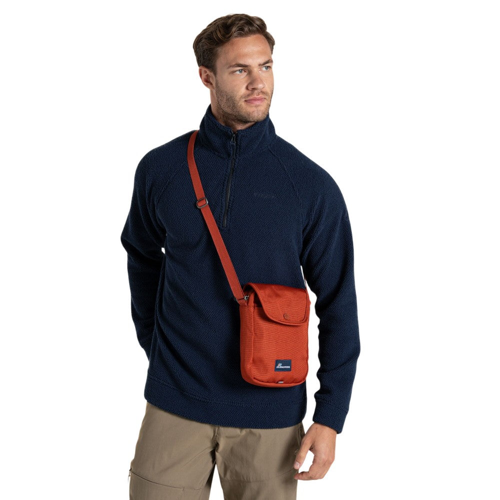 Red Beach - Side - Craghoppers Kiwi Logo Crossbody Bag