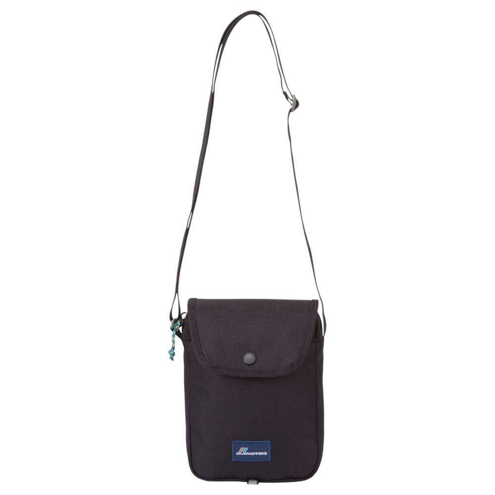 Black - Front - Craghoppers Kiwi Logo Crossbody Bag