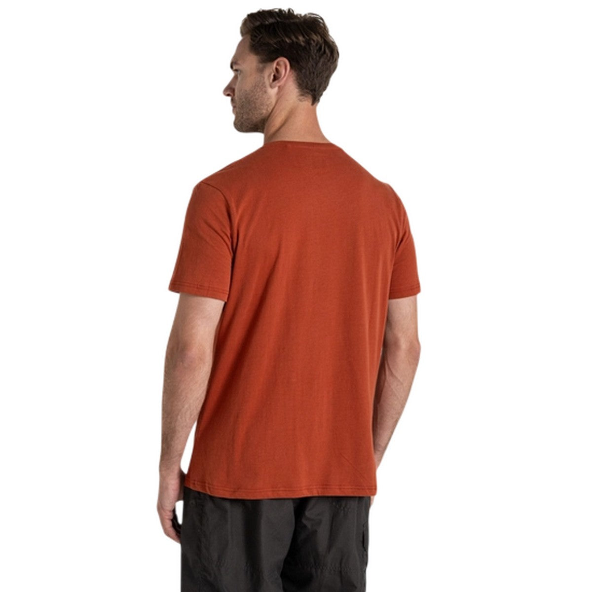 Red Beach - Back - Craghoppers Mens Lucent II Globe Short-Sleeved T-Shirt