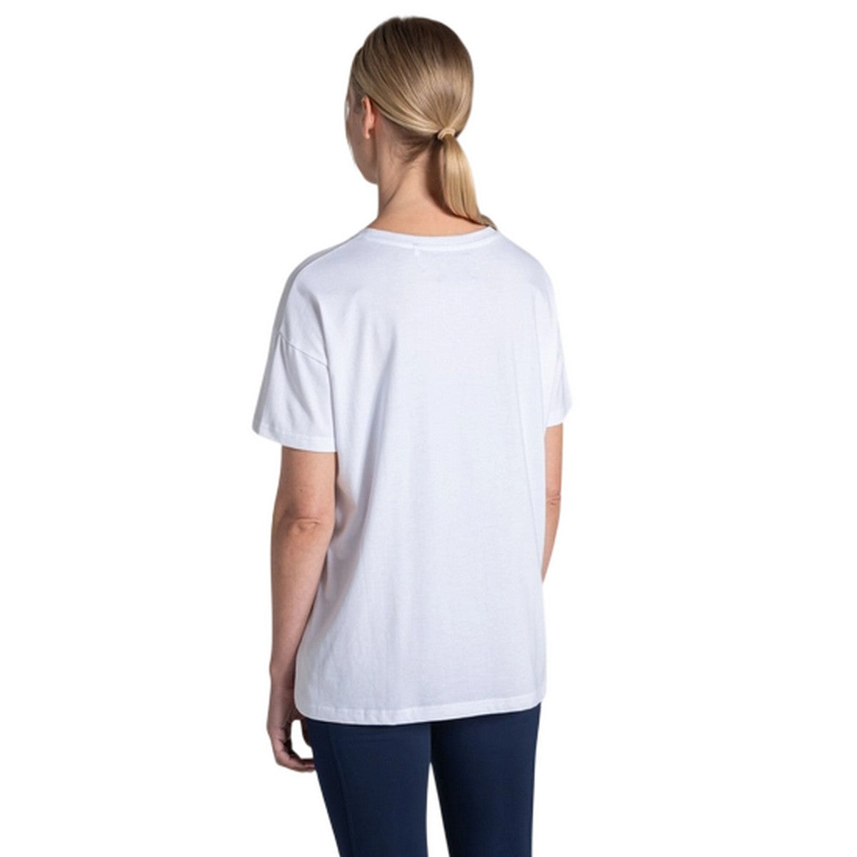White - Back - Craghoppers Womens-Ladies Bistort Flowers National Trust T-Shirt