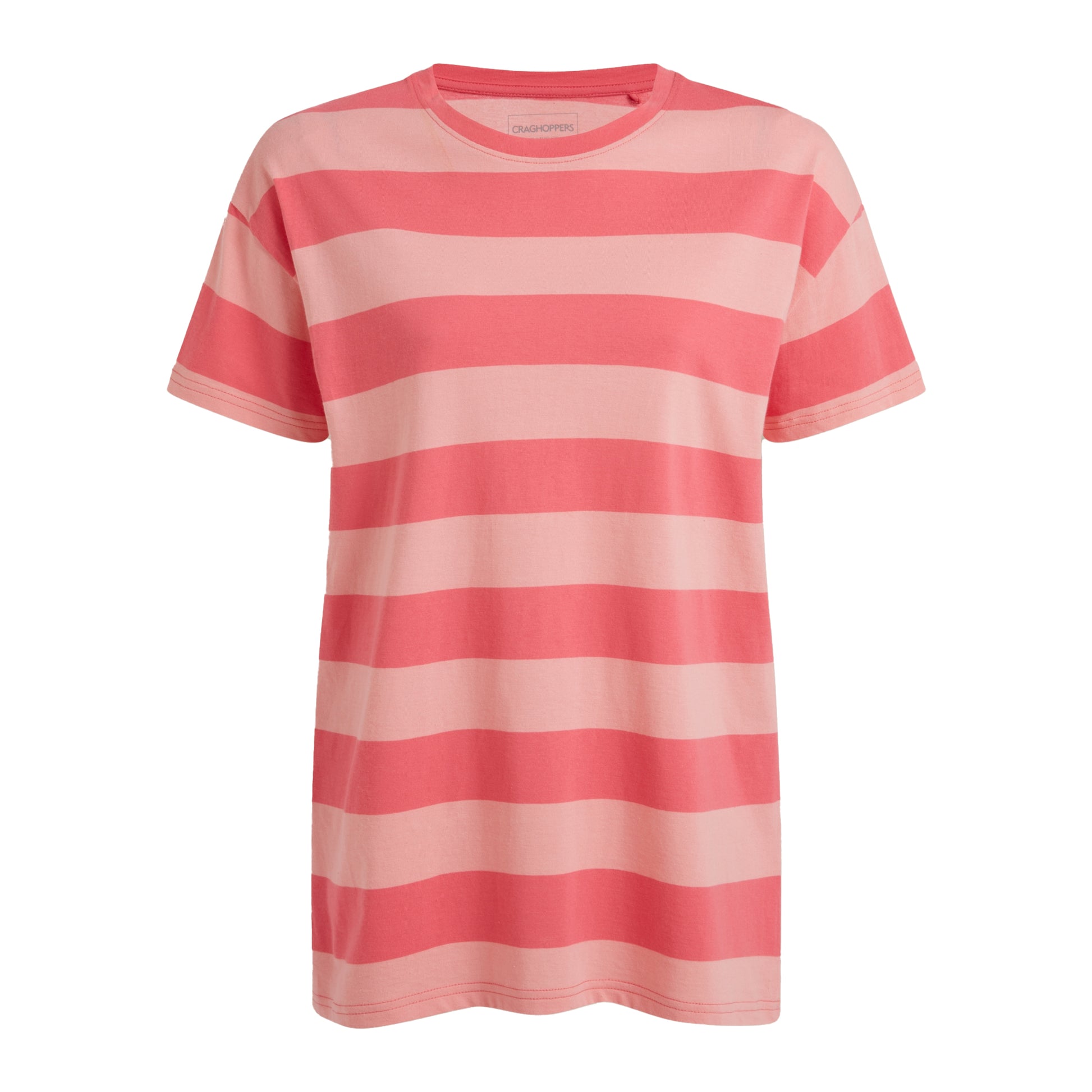 Coral Reef - Front - Craghoppers Womens-Ladies Yago Contrast Striped T-Shirt