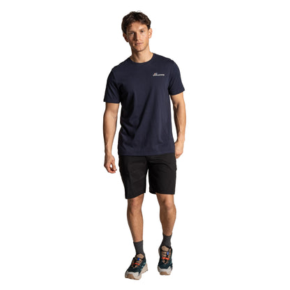 Blue Navy - Lifestyle - Craghoppers Mens Lucent II Logo Back Print Short-Sleeved T-Shirt