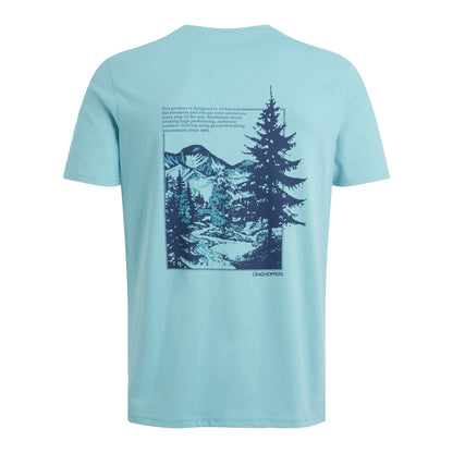 Saltpool - Back - Craghoppers Mens Lucent II Valley Back Print Short-Sleeved T-Shirt