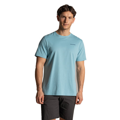Saltpool - Side - Craghoppers Mens Lucent II Valley Back Print Short-Sleeved T-Shirt