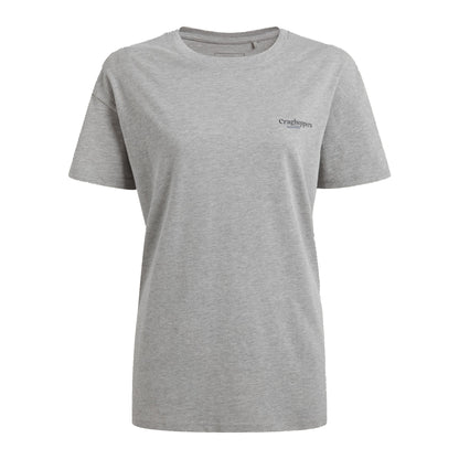 Soft Grey Marl - Front - Craghoppers Womens-Ladies Yago Landscape Back Print Short-Sleeved T-Shirt