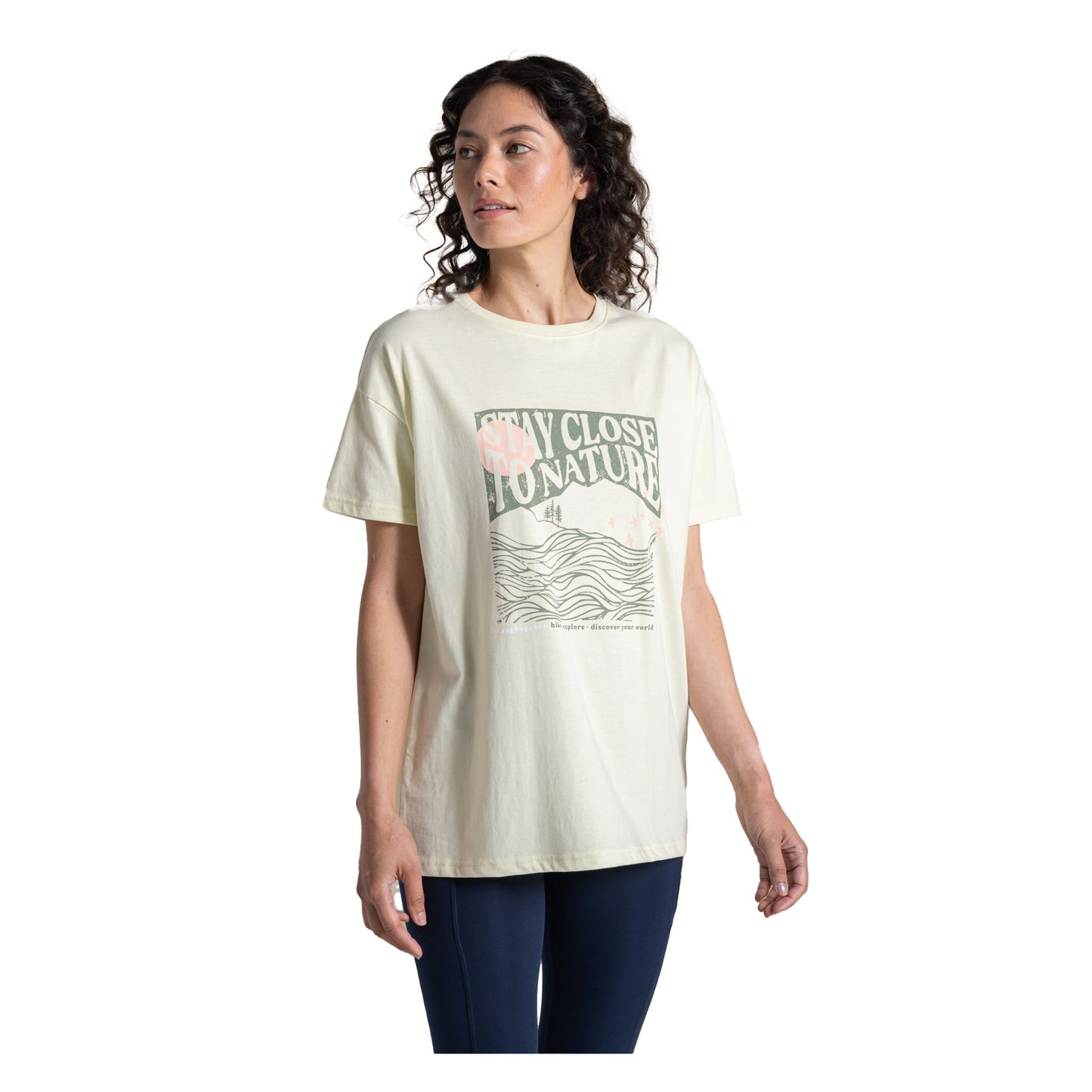 Pear Drop - Lifestyle - Craghoppers Womens-Ladies Yago Stay Close To Nature Short-Sleeved T-Shirt