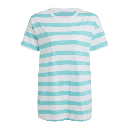 Aqua Sky - Front - Craghoppers Womens-Ladies Yago Stripe T-Shirt