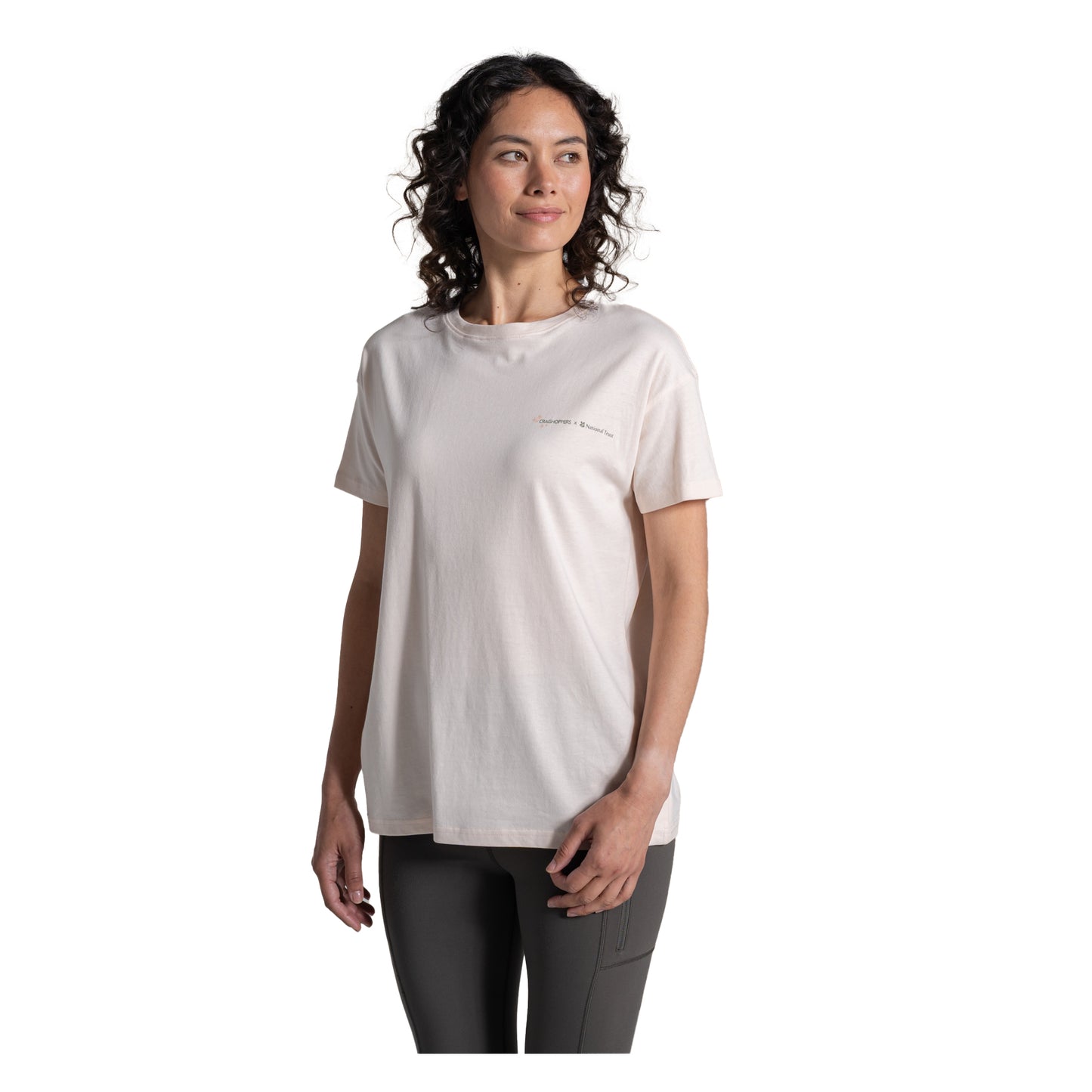 Sugared Almond - Lifestyle - Craghoppers Womens-Ladies Bistort National Trust T-Shirt