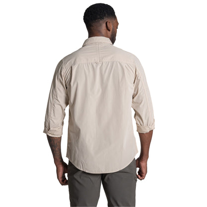 Oatmeal - Back - Craghoppers Mens Kiwi II Long-Sleeved Shirt