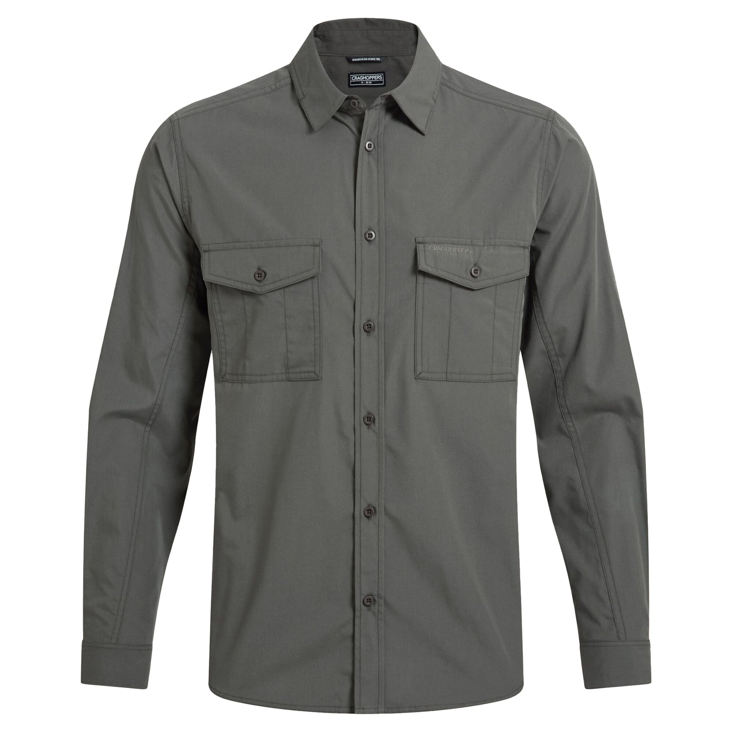 Cedar - Front - Craghoppers Mens Kiwi II Long-Sleeved Shirt