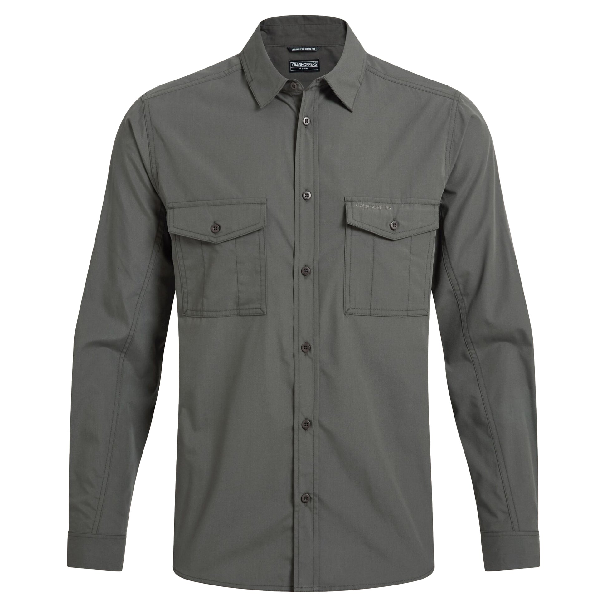 Cedar - Front - Craghoppers Mens Kiwi II Long-Sleeved Shirt