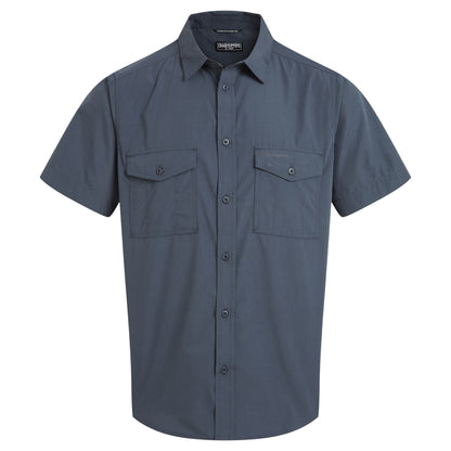 Ombre Blue - Front - Craghoppers Mens Kiwi II Short-Sleeved Shirt