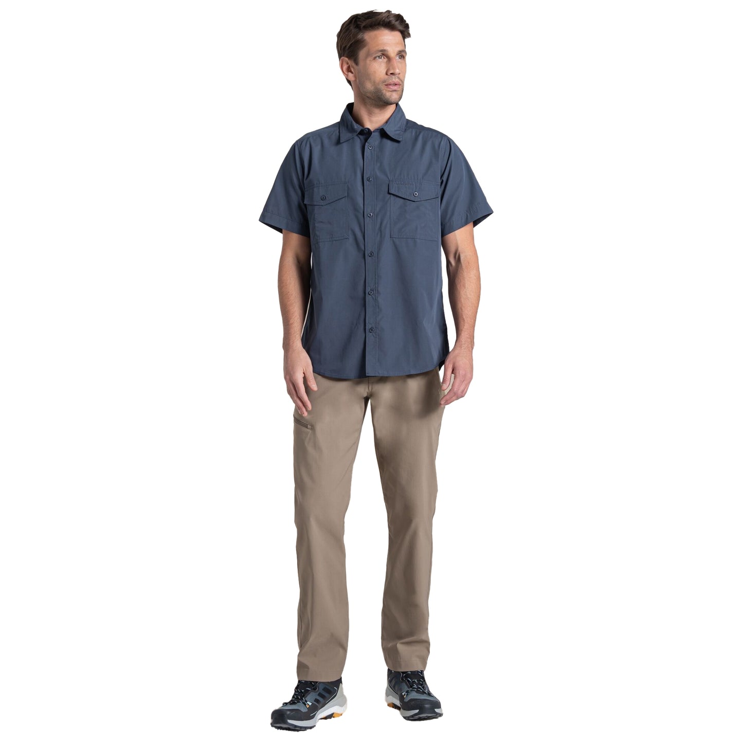 Ombre Blue - Lifestyle - Craghoppers Mens Kiwi II Short-Sleeved Shirt