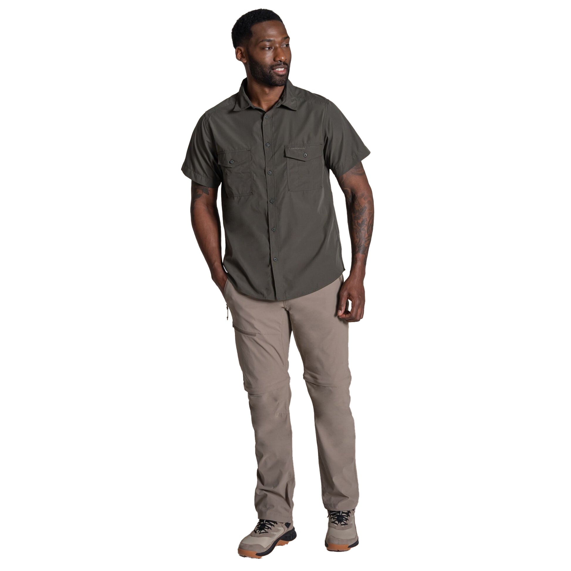 Cedar - Lifestyle - Craghoppers Mens Kiwi II Short-Sleeved Shirt