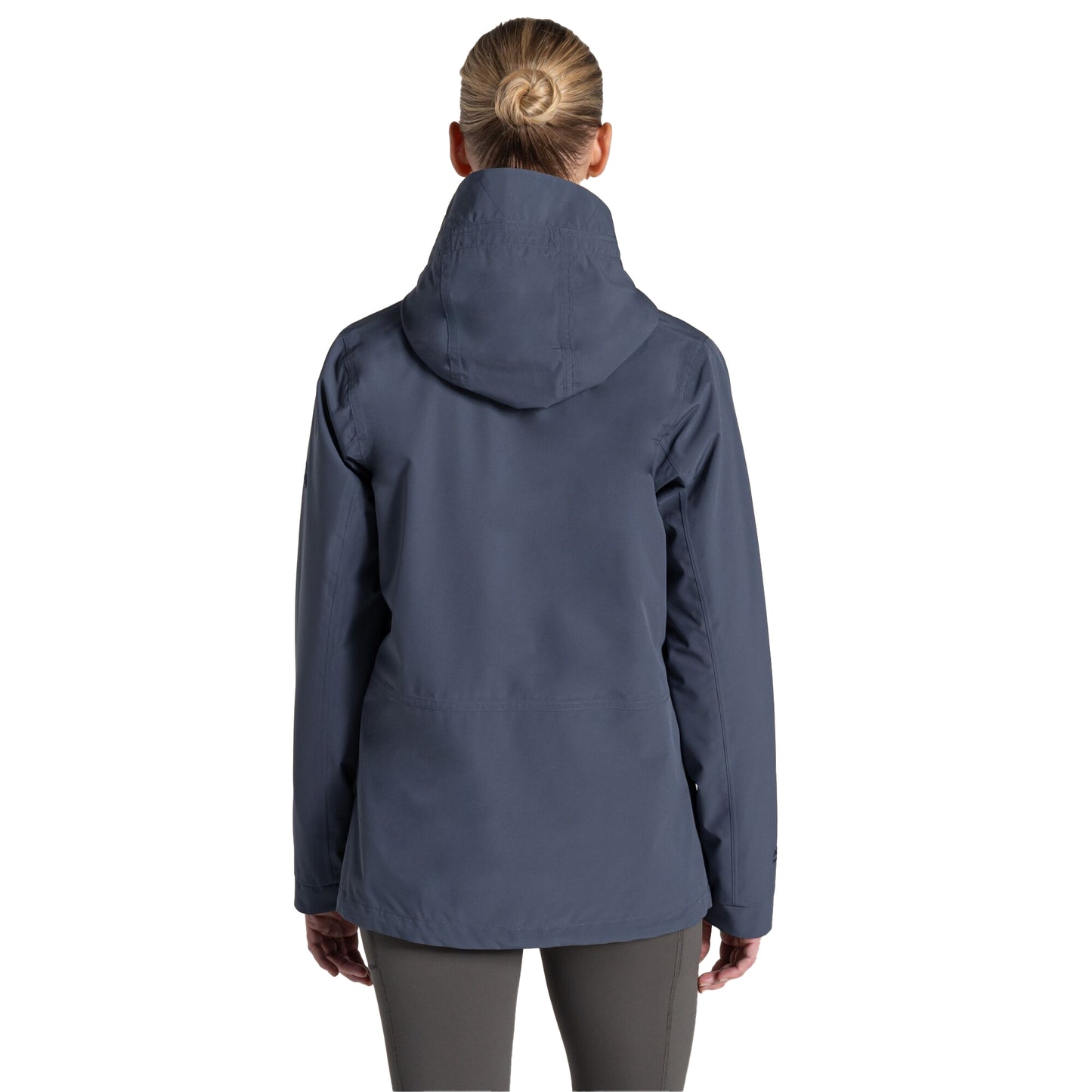 Anthracite - Back - Craghoppers Womens-Ladies National Trust Cinquefoil Waterproof Jacket