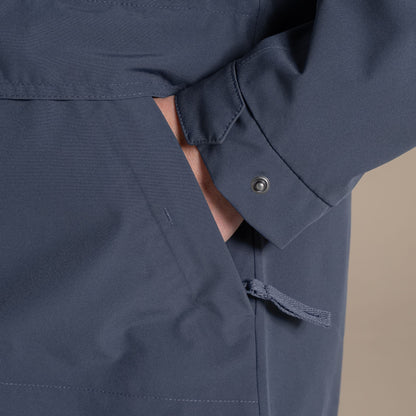 Anthracite - Pack Shot - Craghoppers Womens-Ladies National Trust Cinquefoil Waterproof Jacket
