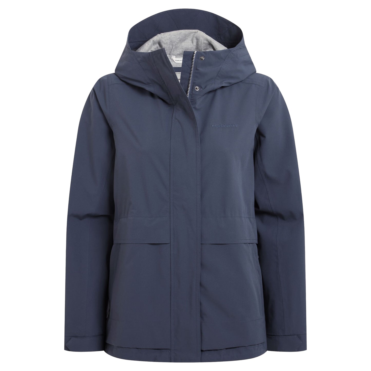 Anthracite - Front - Craghoppers Womens-Ladies National Trust Cinquefoil Waterproof Jacket