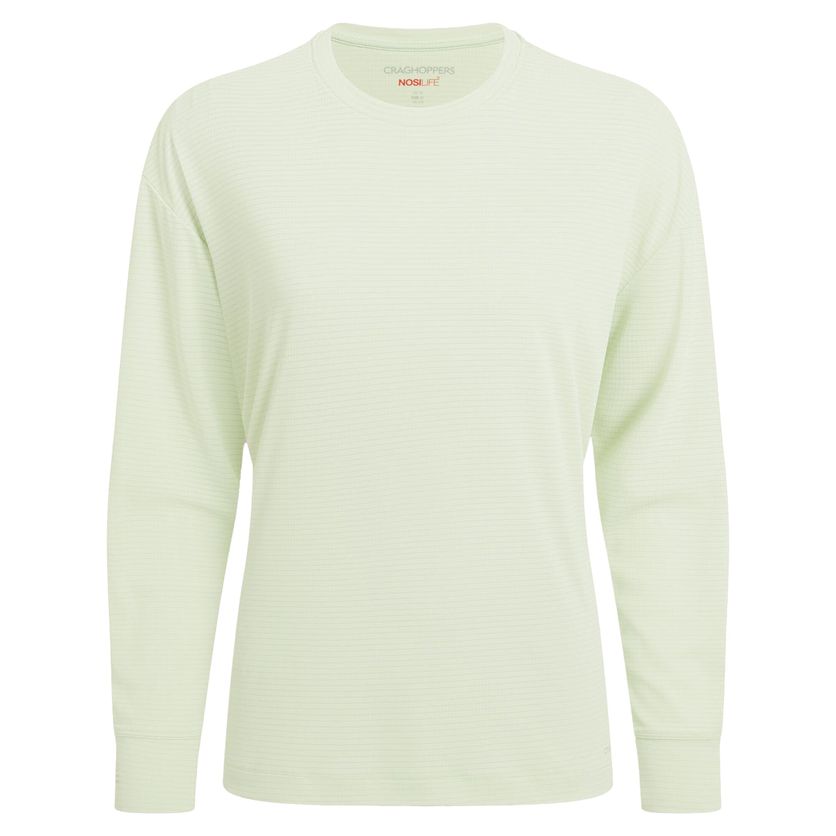 Pear Drop - Front - Craghoppers Womens-Ladies Nosilife Long-Sleeved T-Shirt