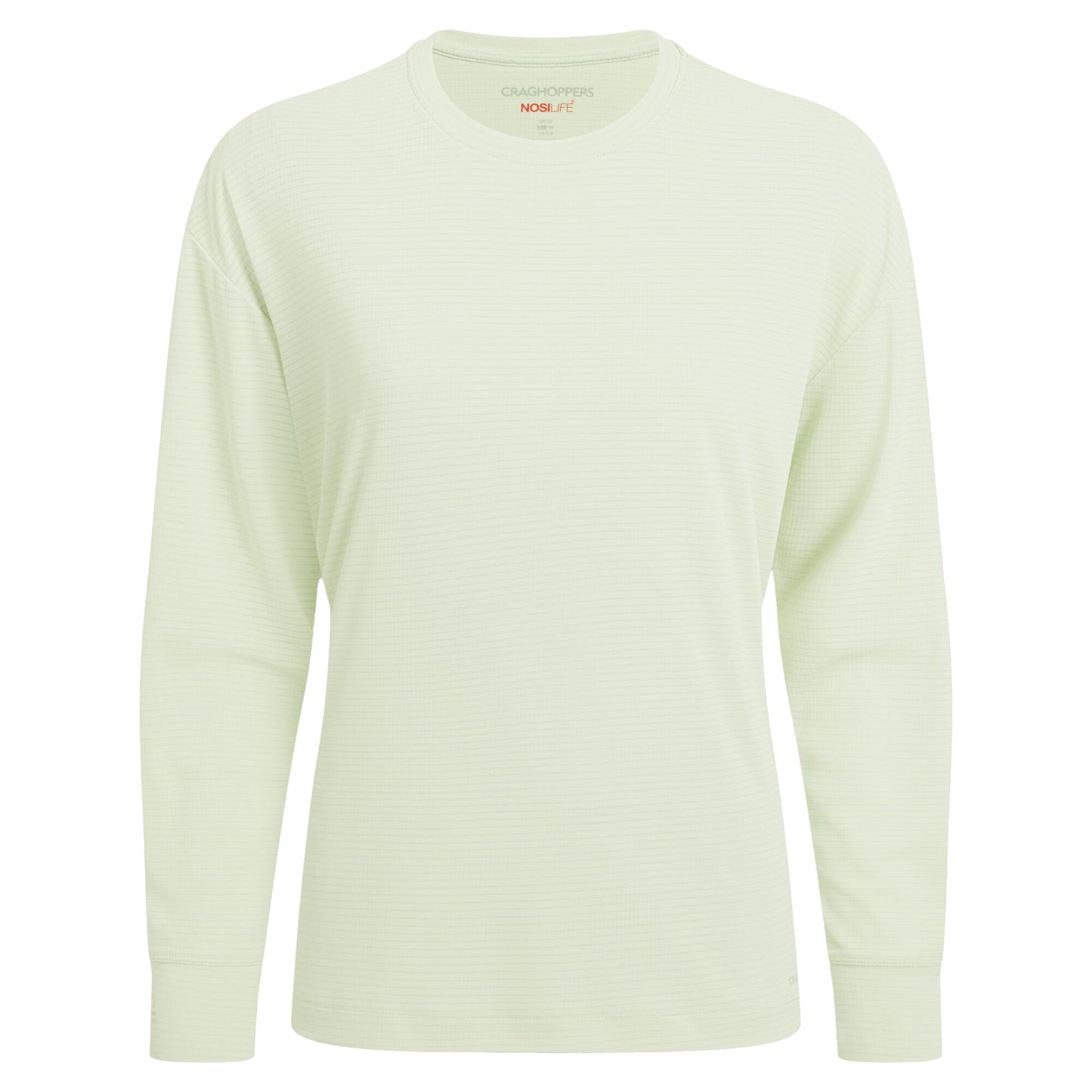 Pear Drop - Front - Craghoppers Womens-Ladies Nosilife Long-Sleeved T-Shirt