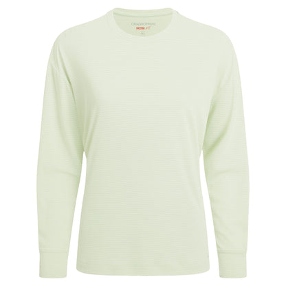 Pear Drop - Front - Craghoppers Womens-Ladies Nosilife Long-Sleeved T-Shirt