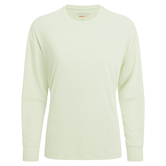 Pear Drop - Front - Craghoppers Womens-Ladies Nosilife Long-Sleeved T-Shirt
